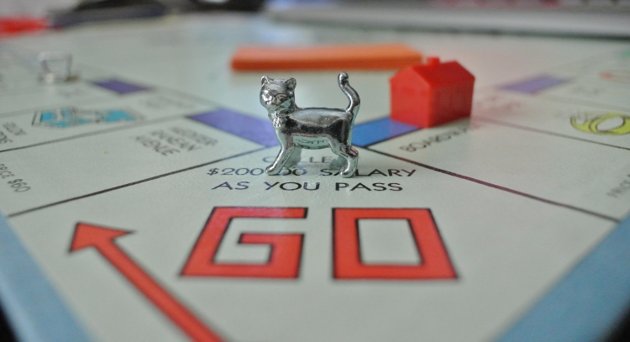 It's about time! Monopoly Cat