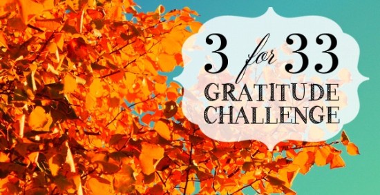 3-for-33 Gratitude Challenge