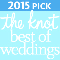 2015 The Knot Best of Weddings Fat Cat Paperie Badge