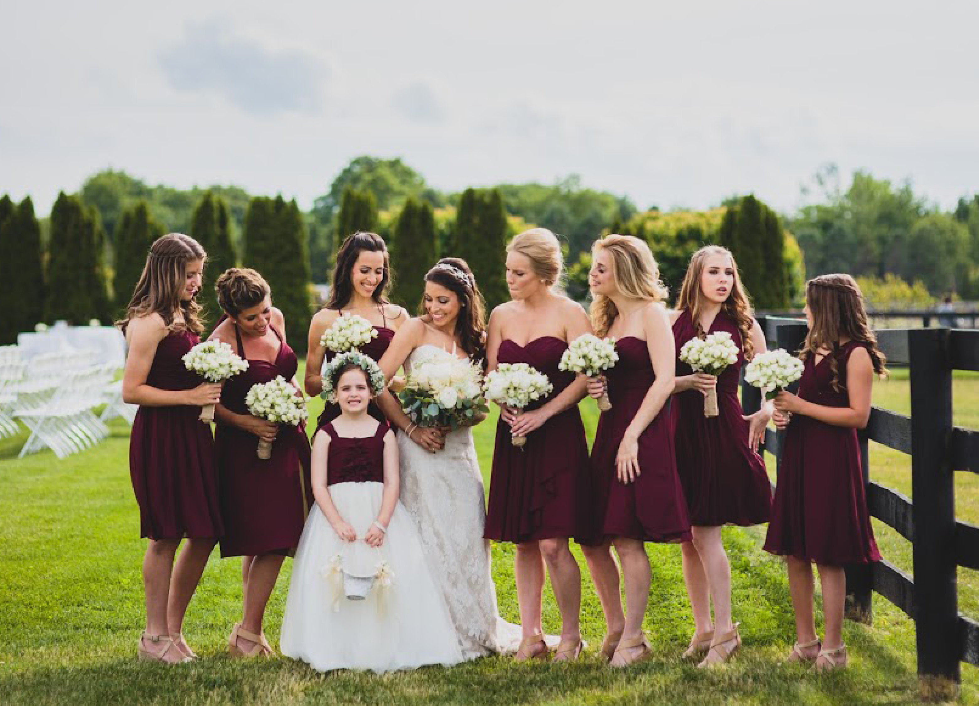 Laura and Anthony's Martha Clara Wedding | Bridal Party